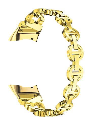  Óraszíj mert FitBit Charge 5 Rozsdamentes acél Csere Szíj Bling Diamond Ékszer karkötő Karszalag