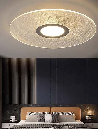  45 cm LED-Deckenleuchten Ice Crack Design Metall lackierte Oberflaechen modern 220-240V