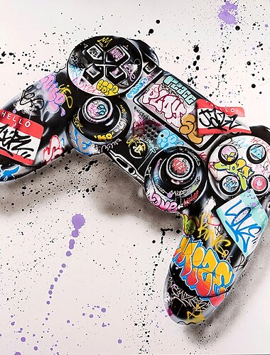 1 لوحة كولا برغر يطبع الملصقات الإبداعية الكتابة على الجدران الشارع جدار الفن الجدار الشنق هدية ديكور المنزل توالت قماش بدون إطار غير المؤطرة غير متمدد