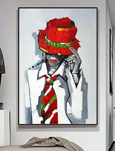 Mintura Pittura A Olio Fatta A Mano Su Tela Decorazione Della Parete Di Arte Moderna Figura Astratta Immagine Per La Decorazione Domestica Pittura Arrotolata Senza Cornice Non Allungata