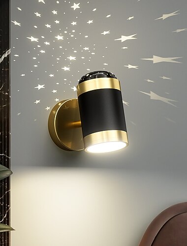 luz de parede led lâmpada de parede luz de projeção estrela moderno designer nórdico personalidade criativa quarto lâmpada de cabeceira