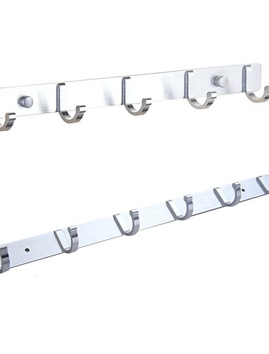 keuken badkamer hardware set ruimte aluminium badkamer hanger zwarte haak muurbevestiging aluminium kapstok badkamer gewaad haken hoedenrek