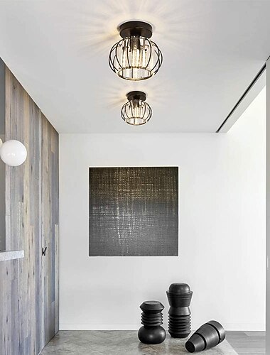 einzigartige design deckenleuchten led flurleuchte gangleuchte aluminium kristall vintage stil stilvoll schwarz modern nordisch stil