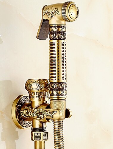 bidet autonettoyant cuivre antique monotrou chrome brossé