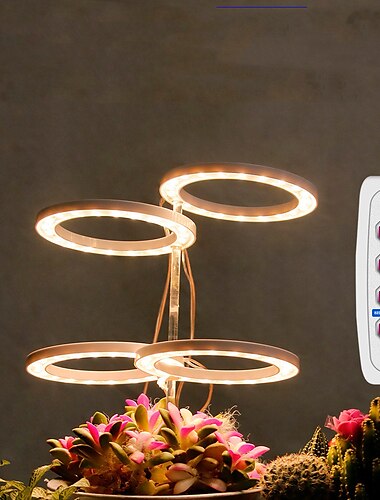  Angel Grow Light 4 or 3 Ring DC5V USB Phytolamp For Plants Led Full Spectrum Lamp For Indoor Plant Seedlings Home Flower Succulet 1pc