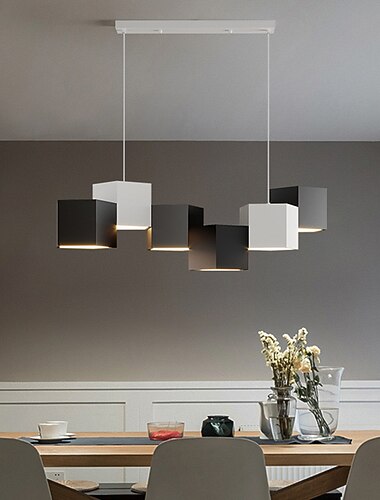 80 cm závěsné LED svítidlo s kovovým lakovaným povrchem moderní barová jídelna 220-240v