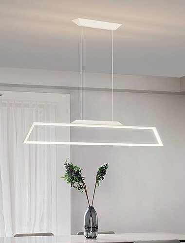 מנורת בר מסעדה יצירתית מודרנית פשוטה LED עיצוב גיאומטרי