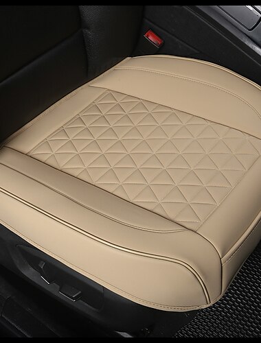 StarFire Prémium Luxus PU Bőr Autós Ülés Huzat Védő Első Ülés Alja Kompatibilis 90% Járművel