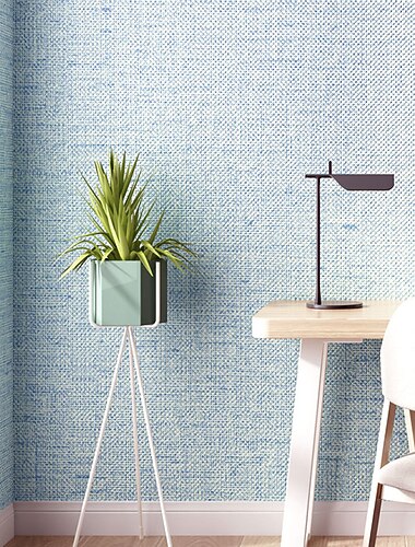 selvklæbende pvc vandtæt oliefast jute tekstur tapet kontakt papir væg badeværelse køkkenmøbler renovering wallsticker 300*60cm