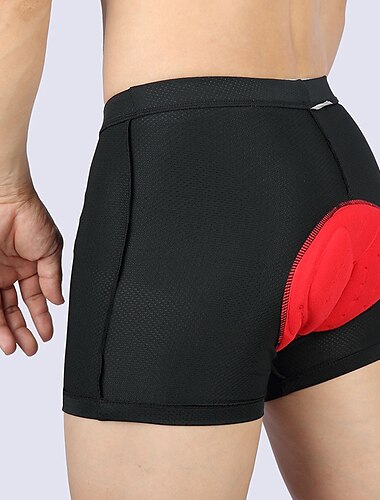  Men\'s Cycling Underwear Shorts 3D Padded Shorts Bike Underwear Bottoms Form Fit Mountain Bike MTB Road Bike Cycling Sports 3D Pad Ventilation Well-ventilated Breathable Black Clothing Apparel Bike