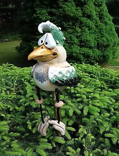 Lustige Hühnerdekor-Statuen, Garten, Hof, Kunstharz, Handwerk, Hühnerhahn, Skulptur, Terrasse, Rasen, Gartendekoration, Zubehör, Outdoor-Landschaftsskulpturen