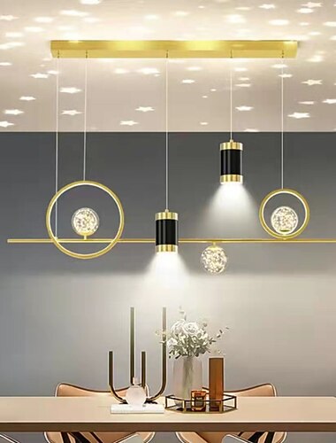  LED Pendant Light Projector Light Modern Nordic Sky Star Chandelier Dining Room Lamp Creative