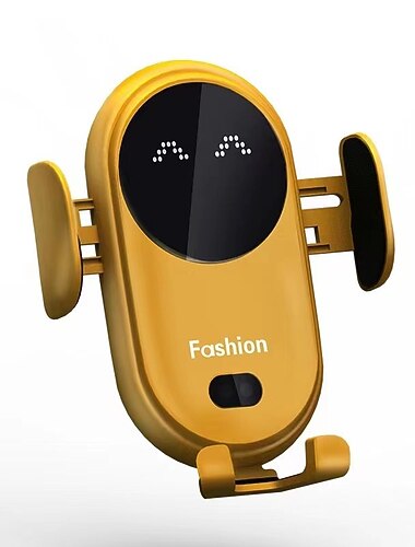 Support de téléphone de voiture Support de téléphone pour évent de voiture Type de gravité Rechargeable Rotation à 360 degrés Support de téléphone pour Automatique Compatible avec Tous les téléphones