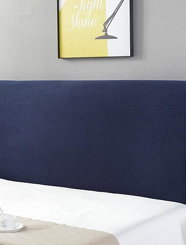 Husă elastică pentru tăblie de pat, husă elastică pentru tăblie din jacquard, gri verde, husă rezistentă la praf pentru dormitor