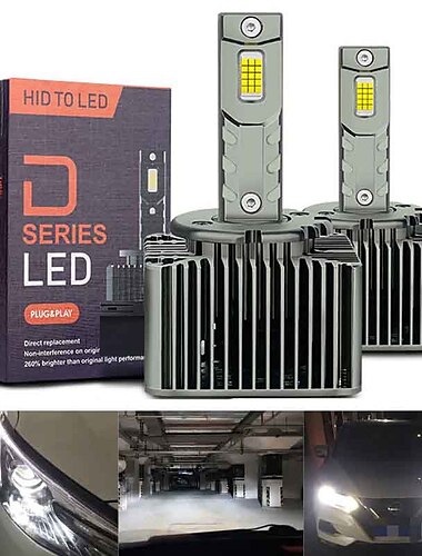  2 piezas Coche LED Luz de Casco Bombillas SMD LED Ahorro de Energia Conecte y Utilice Super ligero Para Universal Todos los Anos