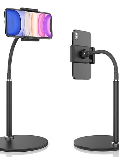 support de téléphone Ajustable Souple Pince de serrage Support de téléphone pour Intérieur Bureau Compatible avec Tous les téléphones portables Accessoire de Téléphone