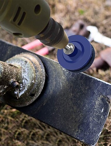 1 PCS Lawn Mower Sharpener Lawnmower Sharpener for Power Hand Drill For Power Hand Drill Knife Sharpening Stone Grindstone