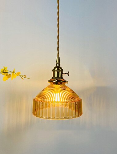 17 cm עיצוב האי מנורות תלויות זכוכית זכוכית מגולוון מודרני סגנון נורדי 85-265V