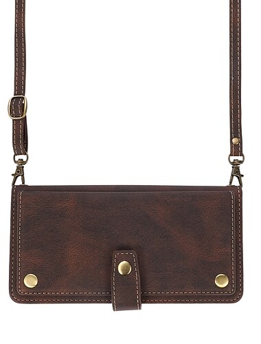 Handy Hülle Handyhüllen Für Samsung Galaxy S26 Ultra Plus S25 S24 S23 S22 S21 FE S21 Ultra Plus A34 A12 A32 Handtasche Brieftaschenhülle mit verstellbarem Umhängeband Mit Abnehmbarem Schultergurt Mit