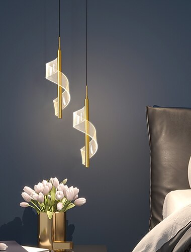 30 سم الحديثة الشمال ضوء قلادة ضوء جزيرة ليد ضوء غرفة المعيشة الفاخرة خلفية السرير الثريا