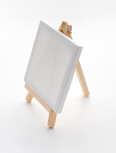 Mini-Staffelei-Zeichenbrett-Set 23 Sätze von Kinder-Anfänger-Acryl-Ölfarben-Desktop-Holzstativ