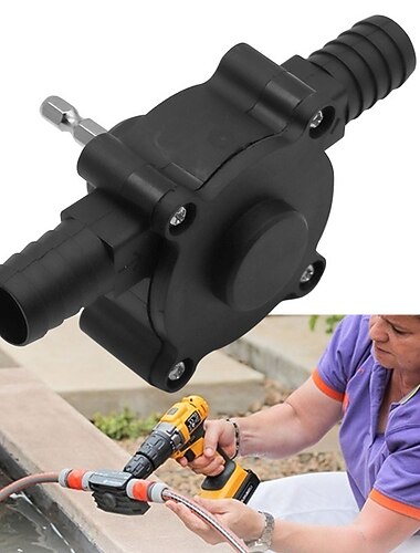 Bomba de água mini furadeira elétrica acionamentos bomba de furadeira elétrica portátil bomba de fluxo grande bomba de água de óleo de transferência autoescorvante