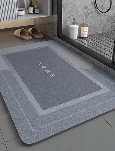 מחצלת אמבטיה אדמה דיאטומית סופר סופג דלת שירותים דלת אסלה מתייבשת במהירות שטיחון דלת כניסה מחצלת דלת כניסה מחצלת מונעת החלקה