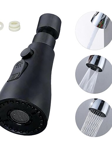 3 functies sproeikop 360 draaibare kraan sproeikop g1/2 waterbesparende spoelbak beluchter voor keukenkraan vervangende sproeikop