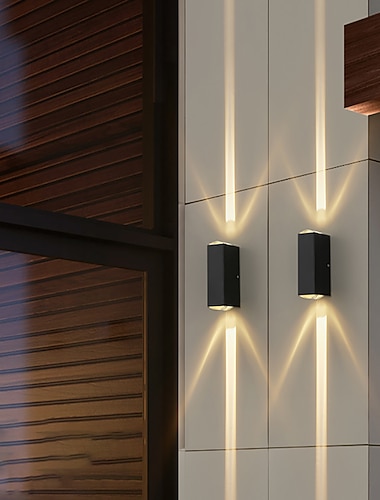 LED Kültéri világítás Beltéri fali lámpák Nappali szoba Szabadtéri Alumínium falikar IP65 110-120 V 220-240 V