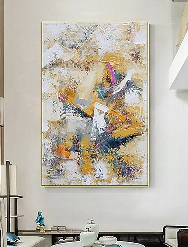 Handmade Hand Painted Oil Painting Wall Art Texture Abstract Modern Art Home Decoration Decor Rolled Canvas No Frame Unstretched