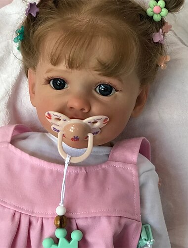  22-дюймовая кукла реборн всего тела силиконовая водонепроницаемая кукла для маленьких девочек принцесса Бетти реалистичная мягкая сенсорная 3d кожа многослойная живопись