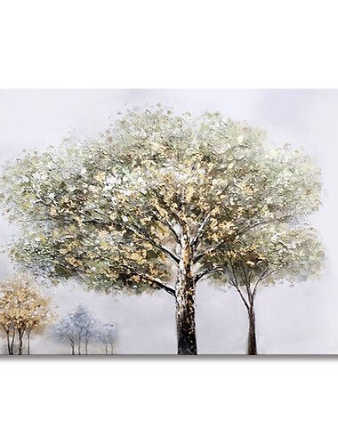 pictură în ulei cu frunze lucrate manual mintura pe pânză decor de artă de perete imagine abstractă modernă pentru decor interior pictură rulată fără cadru neîntins