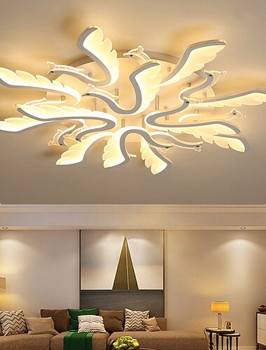 100cm dimbare plafondlamp led inbouw licht metaal gelaagd moderne stijl stijlvolle geschilderde afwerkingen 220-240v