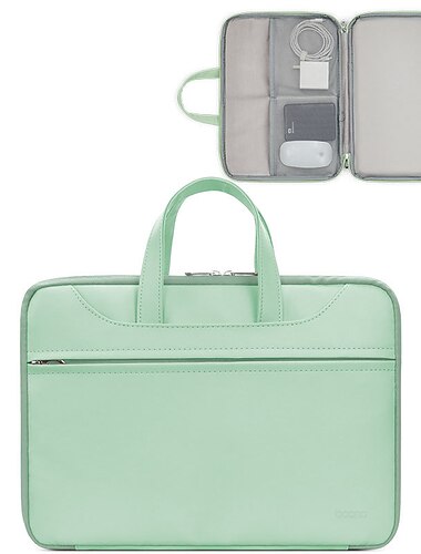 Pokrowiec na laptopa 12" 13.3" 14" cal Kompatybilny z Macbook Air Pro, HP, Dell, Lenovo, Asus, Acer, Chromebook Notebook Wodoszczelność Skóra PU Jednokolorowe na Podróże Biuro biznesowe dla Colleages