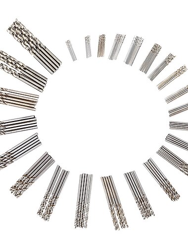 150 pièces 0.4-3.2mm hss mini micro perceuse électrique ensemble petite précision vente chaude 150 pc mini foret hélicoïdal soufflage boîte