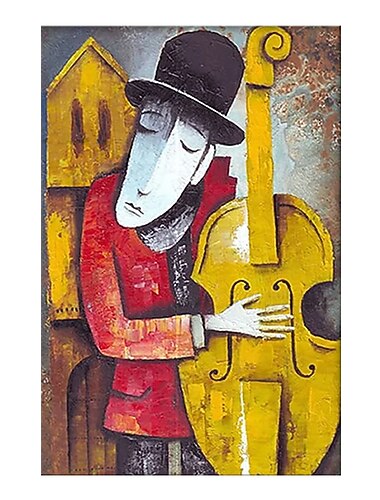 Mintura figura hecha a mano pintura al óleo sobre lienzo arte de la pared decoración cuadro abstracto moderno para la decoración del hogar enrollado sin marco pintura sin estirar