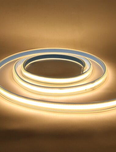 10m 32.8ft LED-Neon-Seilstreifenlicht ip67 wasserdicht cob ac 220v 300leds Fob mit hoher Dichte flexibel ra90 3000k 4000k 6000k