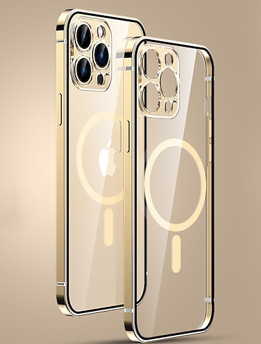 τηλέφωνο tok Για iPhone 16 15 14 Pro Max Plus 13 12 Pro Max Με Magsafe Υποστήριξη ασύρματης φόρτισης Ανθεκτική σε πτώσεις Μεταλλικό