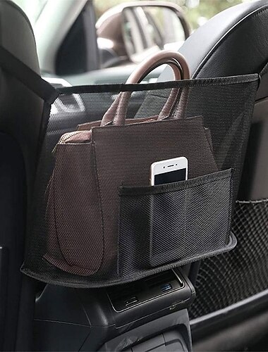 Autonetten Handtas Houder – Duurzame Polyester Hangorganisatie Tussen Voorkanten voor Handtas Documenten