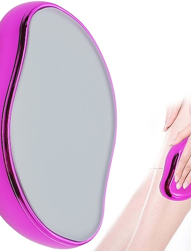 gomme à cheveux en cristal pour femmes et hommes épilateur magique exfoliation indolore outil d'épilation magique épilateur en cristal pour bras jambes arrière
