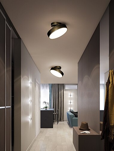 Plafones diseño isla 20cm cobre latón moderno 220-240v