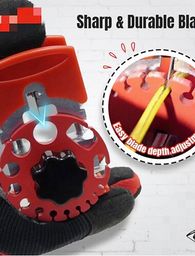 Pelacables rápido, pelador de cables, extractor de cables rápido universal, disyuntor de cables, pelador de cables portátil, cortador de cables multiherramienta