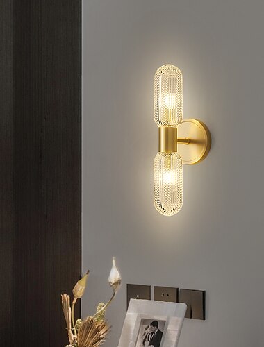 Modern Wall Sconces Led Wall Sconce Indoor Hallway Light Fixtures Wall-for Living Room Bathroom Vanity Bedroom Warm White