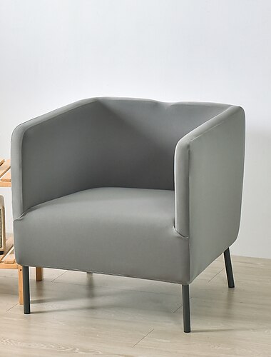 Stretch-Bezüge für quadratische Wannen, Stuhl, burgunderfarbener Schonbezug, Sofabezug, Möbelschutz, hochelastischer 1-teiliger Sofa-Stuhlbezug für das Wohnzimmer, strapazierfähiger Spandex-Stoff,