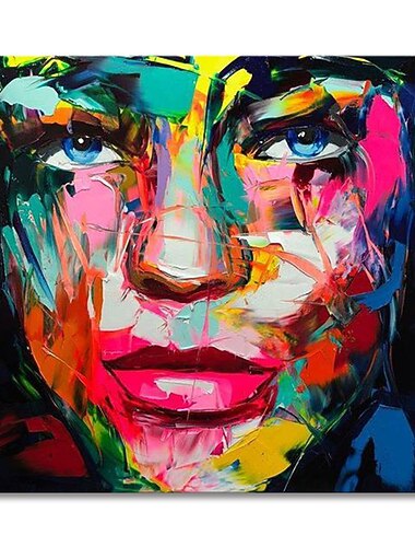 mintura käsintehty kasvoöljymaalaus kankaalle seinätaide koristelu moderni abstrakti figuurikuvat kodin sisustukseen rullattu kehyksetön venyttämätön maalaus