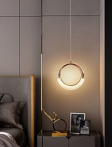 23 cm cerchio / tondo design forme geometriche lampada a sospensione metallo stile artistico stile vintage stile moderno artistico moderno 85-265v