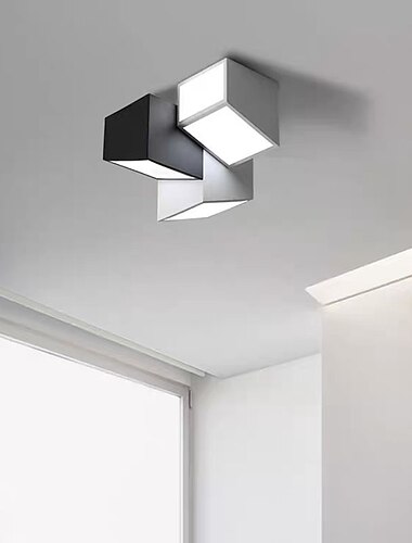 30 سم مصباح سقف بتصميم واحد معدن مطلي بلمسات حديثة 220-240 فولت