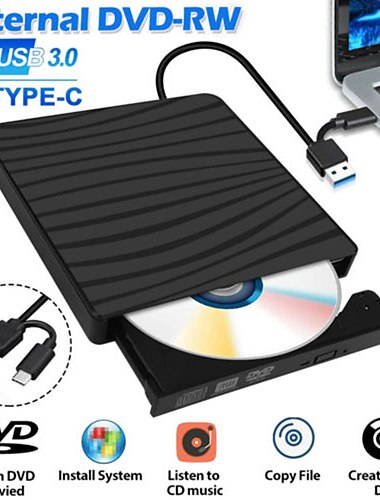 スリムな外部 cd dvd rw ドライブ usb 3.0 バーナー バーナー プレーヤー カード リーダー ラップトップ用