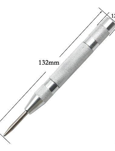 αυτόματη κεντρική διάτρηση για μέταλλο, κεντρική διάτρηση με ελατήριο, μπρούτζινη διάτρηση καρφιών με ελατήριο με μύτη hss και ρυθμιζόμενη τάση