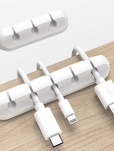 2 Packungen Kabelklemmen, Kabel-Organizer, Kabelmanagement, Kabel-Organizer, USB-Kabelhalter, Kabel-Organizer, Kabel-Clips, Kabelhalter für Schreibtisch, Auto, Zuhause und Büro (5 + 3 Steckplätze)
